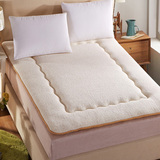 宾馆保暖羊羔绒床垫榻榻米床褥子单人双人1.5/1.8m折叠软海绵垫被