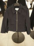 HM H&M 专柜正品代购 贝克汉姆系列 男装帆布有领夹克外套0340195