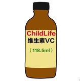 现货美国childlife儿童时光VC维生素C预防感冒抗病毒三架马车