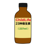 美国儿童时光childlife宝宝婴儿童23种复合维生素矿物质补充液