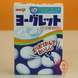日本明治益生菌酸奶片meiji乳酸菌钙片糖进口儿童咀嚼片宝宝零食