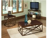 铁艺实木小户型简约现代茶几正方形沙发边几角几客厅电话几小桌子