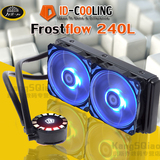 ID-COOLING Frostflow霜流 240L 多平台一体式CPU水冷散热器红色