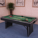 WP6003美式台球桌 家用折叠 中式黑八台球桌 6尺小型桌球台成人