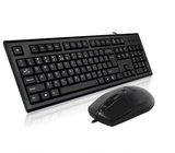 双飞燕KR-8572N 有线键盘鼠标套装 USB办公游戏网吧防水键鼠套件