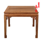 红木家具鸡翅木八仙桌全实木红木餐桌椅组合正方明清仿古吃饭桌