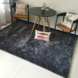 现代简约客厅地毯新款时尚韩国丝沙发茶几垫卧室床边毯亮丝加密