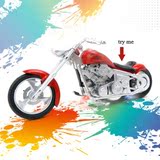 包邮！合金摩托车模型哈雷摩托1：18大号仿真带声光摩托车玩具