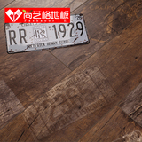 尚艺格个性复古做旧强化复合木地板厂家直销12mm家用防水耐磨环保