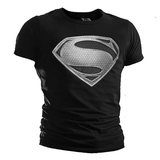 超人 超人黑白色logo 标志 T恤 衣服 蝙蝠侠大战超人 钢铁之躯