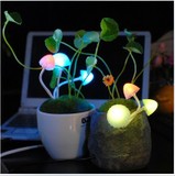 正品LED光控感应变色蘑菇小夜灯床头灯圣诞生日礼品创意装饰台灯
