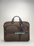 【现货】美国专柜正品 Tumi 塔米 棕色厚款手提单肩公文包电脑包