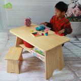 儿童创意特价实木桌椅套装凳子幼儿园宜家宝宝玩具学习游戏桌椅凳