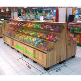 糖果展柜超市货架 木质实木展示架货柜 零食干果展示柜 陈列柜