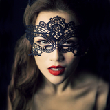 性感黑色蕾丝镂空眼罩酒吧夜店时尚女王面具SM情趣内衣调情性用品