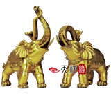 铜大象摆件工艺品开光 马上有对象元宝如意象玄关招财装饰品摆设