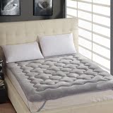 易睡舒 毛绒床垫 羊绒褥子 可折叠床垫 加厚保暖 法兰绒床垫1.8