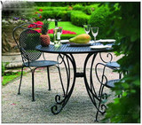 欧式铁艺桌椅组合 阳台桌椅户外庭院客厅休闲桌椅三件套件咖啡厅