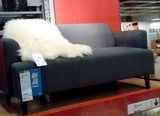 IKEA宜家代购汉林比双人沙发小户型客厅欧式布艺沙发特价免包邮