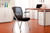 四脚钢架固定电脑椅办公椅子职员椅会客椅接待椅洽谈会议椅麻将椅