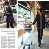 k011韩国女装2016套头宽松A型毛针织裙式秋冬女长袖打底衫上衣