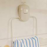 欧润哲 厨房免打孔强力吸盘抹布挂架 浴室卫生间吸壁式擦手毛巾架