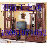 电视柜实木明清仿古家具描金彩绘家具软包家具红木家具实木地板