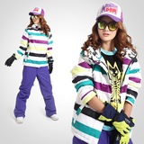韩国特价新款户外女装滑雪服单板滑雪衣加厚大码防水防风雪地衣服