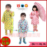 新款加厚LINDA儿童雨衣雨披 男女韩国外贸原单雨衣 可配雨鞋套装