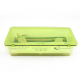 唐宗新款简约筷子盒 带盖防尘沥水筷子盒子 多功能餐具收纳盒便携