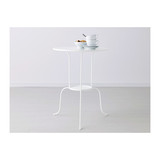 一凡上海宜家代购IKEA林德维边桌白色现代简约钢沙发边桌电话桌茶