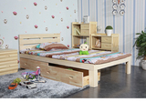 特价简易床实木榻榻米床单人双人床儿童床成人床可定制1.21.5 1.8