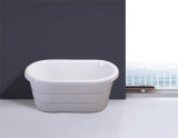 厂家直销亚克力浴缸 双层保温小型缸 独立木桶式浴缸 1.2-1.5米