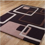 特价腈纶加厚j简约手工地毯图案可定做客厅卧室茶几沙发地毯免邮