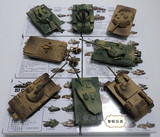 包邮 4D拼装坦克世界模型8款盒装军事模型立体拼装1:72益智玩具