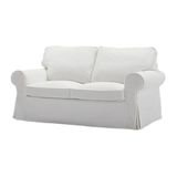 宜家代购IKEA家居 爱克托  双人沙发套 布勒丁 白色LG5