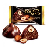 【2份包邮】俄罗斯进口食品ABK整棵榛仁夹心松露黑巧克力糖果250G