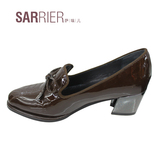 品牌特价SARRIER萨瑞儿专柜正品代购2014春款粗跟时尚女鞋 0218