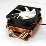 超频三K80D超频3小海加强版纯铜热管电脑显卡散热器3P静音风扇8CM