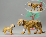 Animas！仿真实心动物模型玩具 东北虎 老虎 做工精细收藏摆件