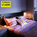 南京深圳上海南京宜家家居代购IKEA马尔姆 高床架 双人床1.5MI
