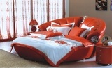 欧式现代园床实木床/品质保证经典百年家居/真皮软床订做2*2.2米