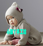 儿童毛衣纯手工编织宝宝毛衣 新款毛衣 婴幼儿毛衣 女童加厚