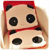 特价可爱卡通情侣熊猫绑带坐垫/办公椅垫/ 创意娃娃礼品创意 抱枕