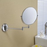 镜折叠美容镜伸缩镜子卫生间双面镜8寸台式壁挂式洗手间浴室化妆