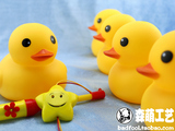 香港B.Duck正品大小黄鸭公仔LED音乐手提卡通灯笼/元宵中秋节礼品