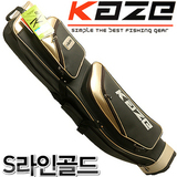 韩国 新款KZ-722 淡水S型鱼竿包 防水钓竿包 带支架渔具包/鱼