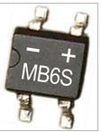贴片 MB6S 桥堆 整流桥 桥式整流器 600V/0.5A SOP-4