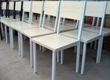 简易椅子批发 咖啡餐椅简约饭店小椅烤漆 快餐桌椅组合 酒店凳子