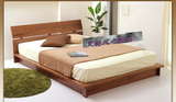 外贸出口 黑胡桃 整装家具 木床/单人床/双人床 1.6米床